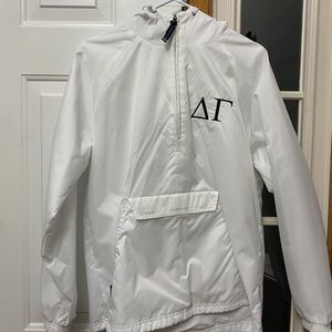 Delta Gamma Charles river apparel rain jacket